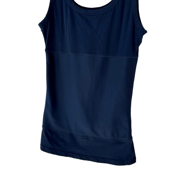 Yummy Navy Tummy Control Slimming Tank Tee Undershirt, Medium - Picture 5 of 9